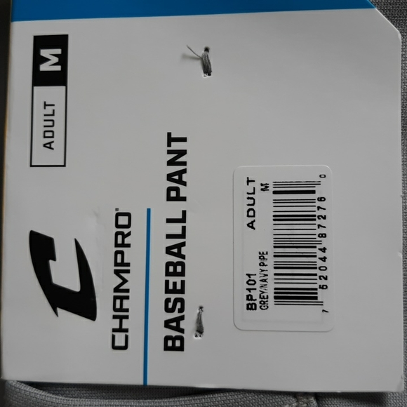 New Champro Grey Adult Medium Loose Fit Knicker Baseball Pants - Picture 14 of 16